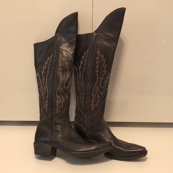 Ariat Murrieta Women's Brown Leather Riding Boots Size 9.5 - Picture 2 of 11